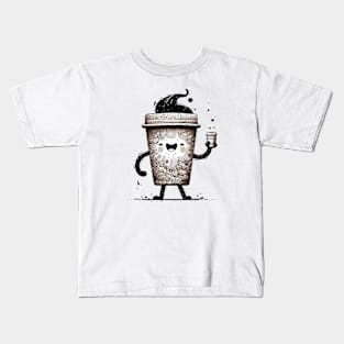 Coffee Loves Coffee Kids T-Shirt